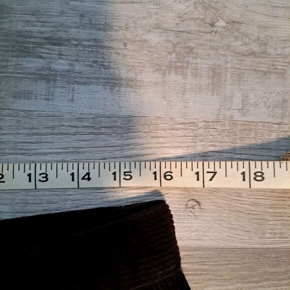 Lauren Jeans Ralph Lauren Corduroy Straight Pants Womens 12 Brown Y2K 31" Inseam - Picture 6 of 13